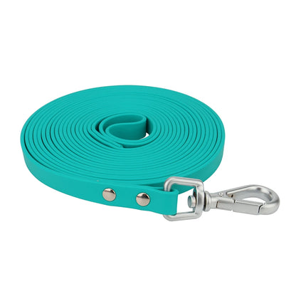 PVC Long Dog Leashes Cat Traction Lead Rope Candy Color Outdoor Short Pet Leash Blue Rose Red Yellow