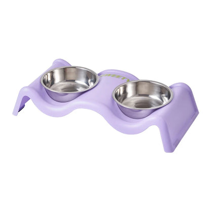 Wavy Double Pet Bowl