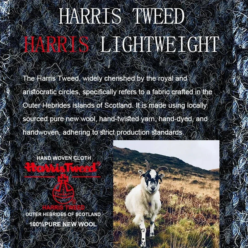 Truelove Pet Harness Leash Set Harris Tweed Fabric No Pull Dog Vest Harness for Walking Training Adjustable Easy Control TLH2912