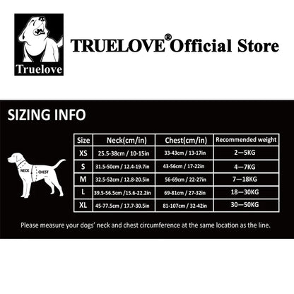 Truelove Pet Harness Small Medium Large Split Dog Fashion Outdoor Dropshipping