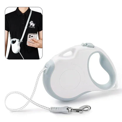 Truelove Tangle Free Retractable Dog Leash 16 Ft Strong Nylon Tape One-Handed Brake Pause Lock Dog Cat Owners Reliable TLL5001