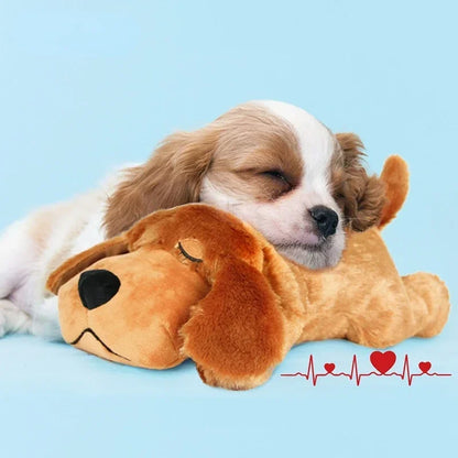 IFOYO Pet Heartbeat Puppy Behavioral Training Dog Plush Pet Comfortable Snuggle Anxiety Relief Sleep Aid Doll Durable Wholesale
