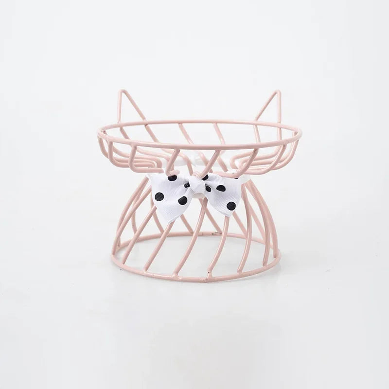 Ceramic Elevated Kitty Bowl