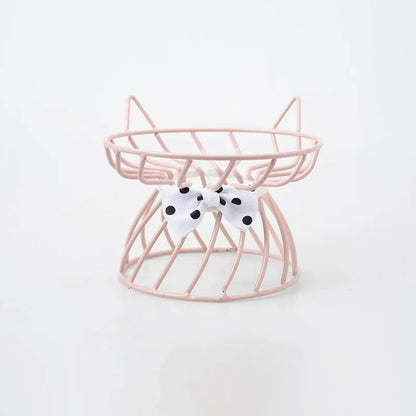 Ceramic Elevated Kitty Bowl