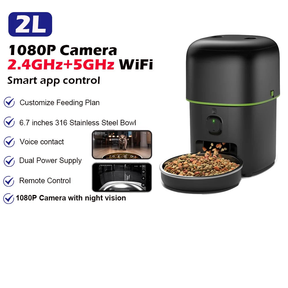 Automatic Pet Feeder with Camera