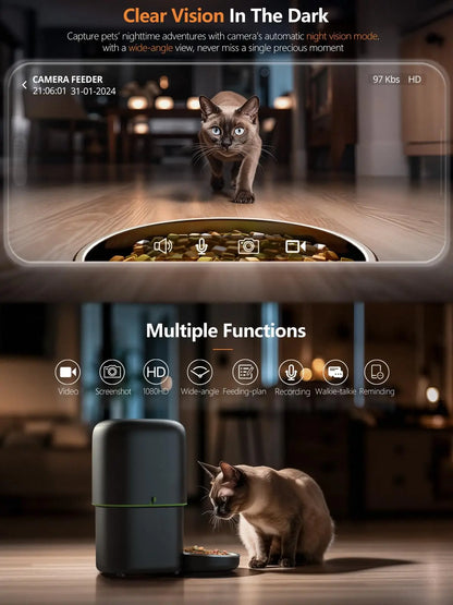 Automatic Pet Feeder with Camera