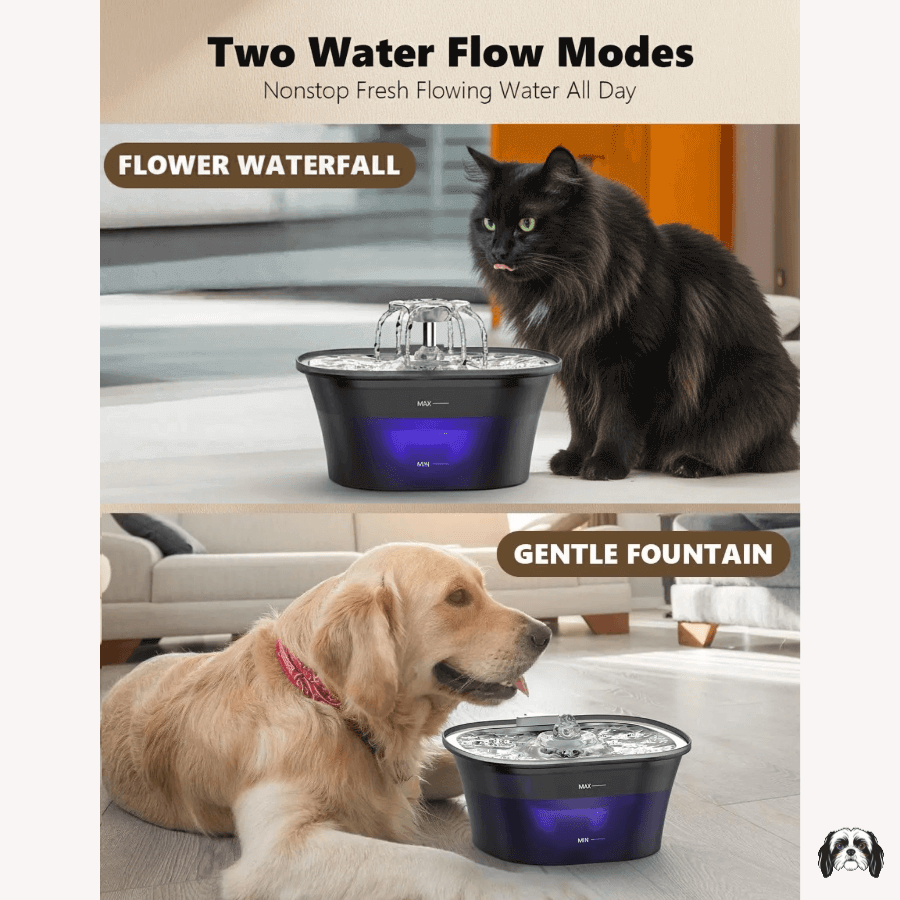 WaterFlow 2.5L Stainless Steel Fountain
