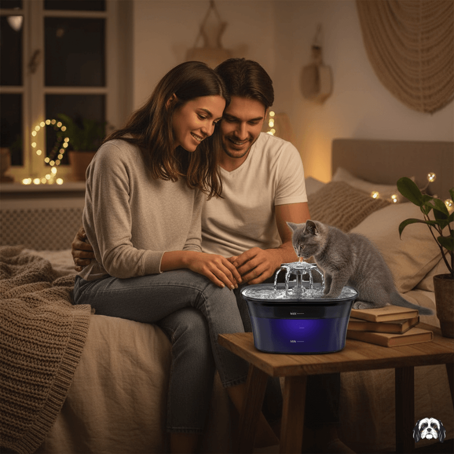 WaterFlow 2.5L Stainless Steel Fountain
